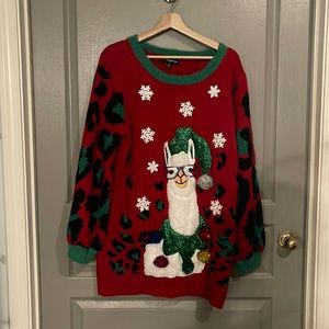 Ugly Llama Christmas Sweater